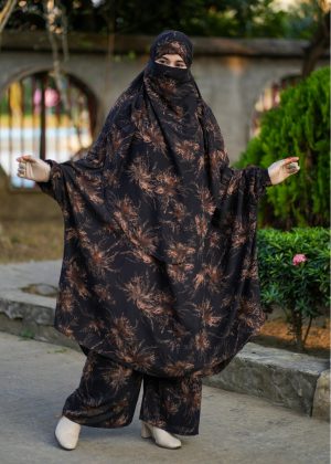 Luxury Mishori Silk Khimar Set | Code 644