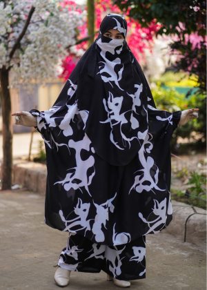 Luxury Mishori Silk Khimar Set | Code 643