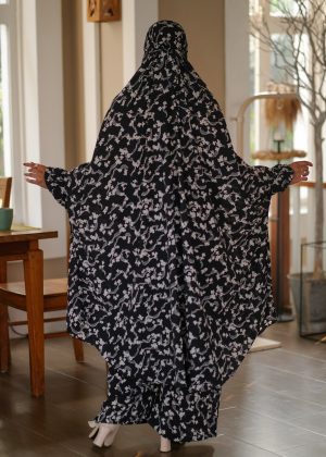 Luxury Mishori Silk Khimar Set | Code 648