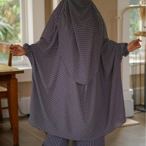 Luxury Mishori Silk Khimar Set | Code 645