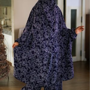 Luxury Mishori Silk Khimar Set | Code 642