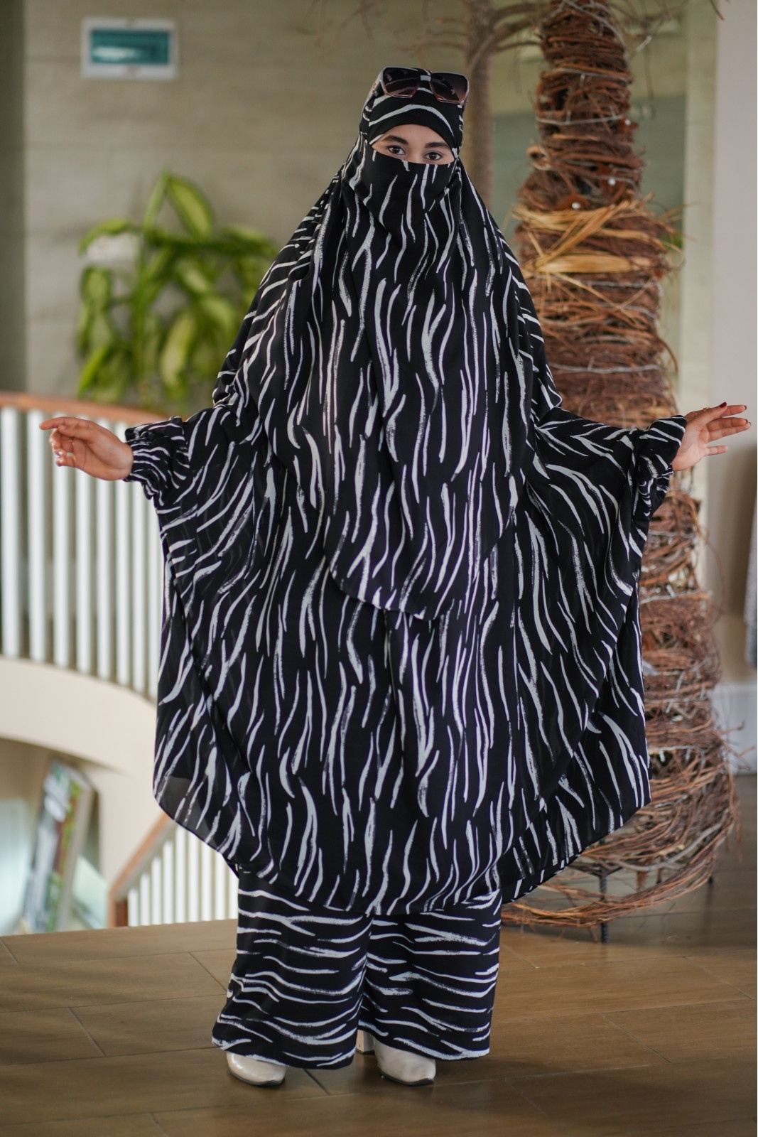 Luxury Mishori Silk Khimar Set | Code 640