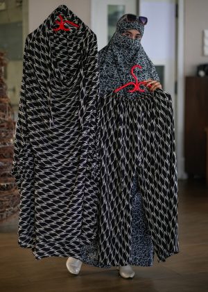 Luxury Mishori Silk Khimar Set | Code 647