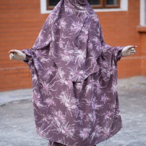 Luxury Mishori Silk Khimar Set | Code 637